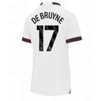 Manchester City Kevin De Bruyne #17 Bortatröja Kvinnor 2023-24 Korta ärmar